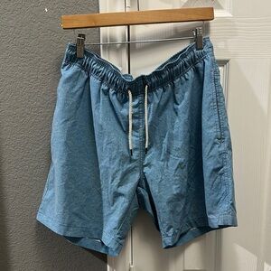 Faherty men’s blue swim trunks size XL
